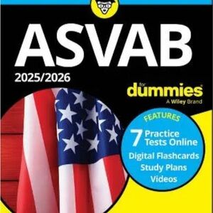 ASVAB for Dummies 2025/2026 Book